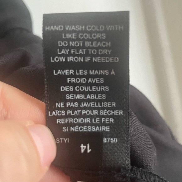 Rebecca Taylor Puff Sleeve Black Blouse. New With Tags. - Picture 12 of 12